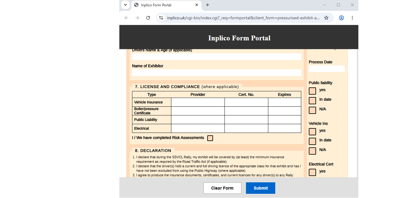Interactive Web App View